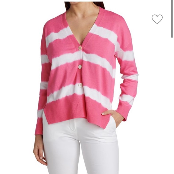 PIAZZA SEMPIONE
Tie-Dye V-Neck Long-Sleeve Cardigan size 42 (8) - Picture 1 of 5